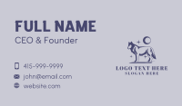 Lone Wolf Camping Business Card Image Preview