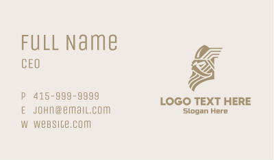 Nordic Warrior  Business Card
