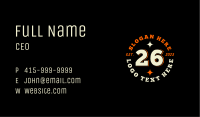 Varsity Player Championship Business Card Image Preview