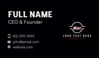 Sneaker Shop Signage Business Card Design