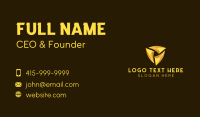 Triangle Venture Finance Business Card Design