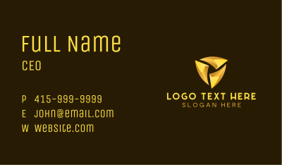 Triangle Venture Finance Business Card Image Preview