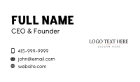 Business Beauty Wordmark Business Card Image Preview