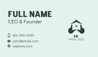 Real Estate Roof Hand  Business Card Image Preview