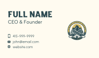 Mountain Logging Chainsaw Business Card Image Preview