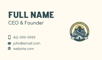 Mountain Logging Chainsaw Business Card Image Preview