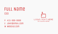 Hand Click Factory  Business Card Image Preview