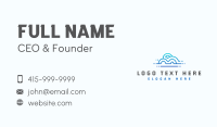 Data Cloud Technology Business Card Preview