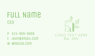 Natural Green Tea Business Card Image Preview