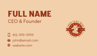 Western Cowgirl Hat Business Card Preview