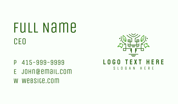 Green Farm Mascot  Business Card Design Image Preview