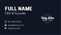 Cursive Nautical Rope Wordmark Business Card Image Preview