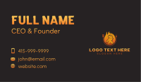 Chicken Roast Flame Business Card Image Preview