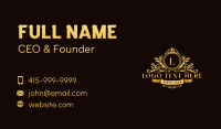 Insignia Ornament Hotel Business Card Design