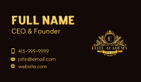 Insignia Ornament Hotel Business Card Design