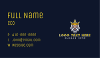 Crown King Gaming Business Card Image Preview