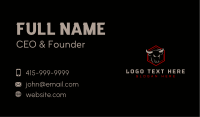 Hexagon Bull Cattle Business Card Image Preview