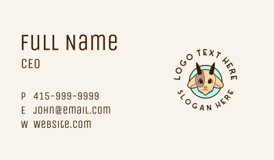 Goat Farm Animal Business Card Image Preview