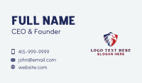 Eagle Bird Shield Business Card Image Preview