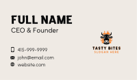 Cow Head Barbecue  Business Card Image Preview