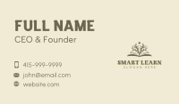 Academic Book Tree Business Card Image Preview