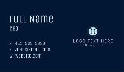 Global Tech Software Business Card Image Preview