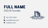 Excavator House Construction Business Card Image Preview