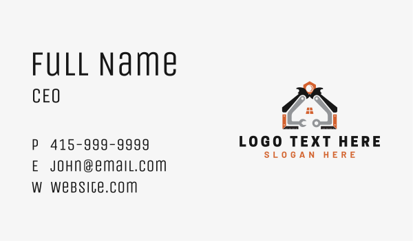 House Handyman Tools Business Card Design Image Preview