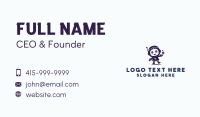 Cute Robot Toy Store Business Card Design