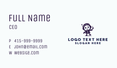 Cute Robot Toy Store Business Card Image Preview