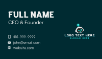 Cute Tech Robot Business Card Design