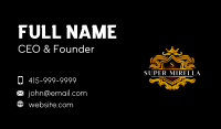 Crest Luxury Insignia Business Card Design