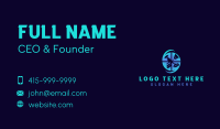 Cleaning Tool Sanitation Business Card Design