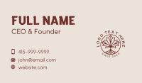 Maple Leaf Tree Business Card Image Preview