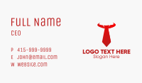 Red Bull Necktie  Business Card Image Preview