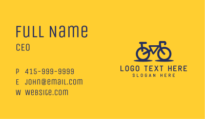 Bicycle Arrow Courier Business Card Image Preview