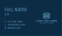 Gradient Digital Letter X  Business Card Image Preview