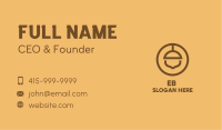 Brown Oak Acorn  Business Card Image Preview