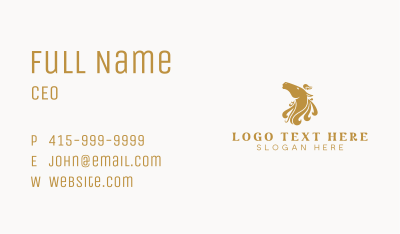 Equestrian Horse Animal Business Card Image Preview