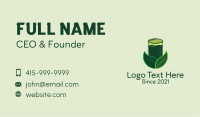 Healthy Green Juice  Business Card Image Preview