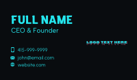 Casual Urban Drip Wordmark Business Card Image Preview