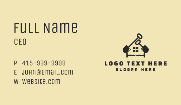 Industrial Construction Repair Business Card Design Image Preview