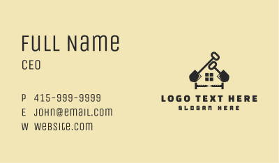 Industrial Construction Repair Business Card Image Preview