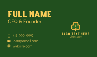 Clover Leaf Letter Business Card Image Preview