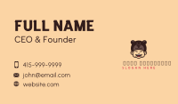 Bear Hat Kid  Business Card Image Preview