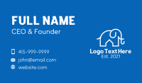 White Elephant House  Business Card Preview