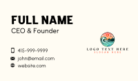 Sea Breeze Resort Business Card Design