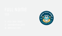 Summer Beach Dog Business Card Image Preview