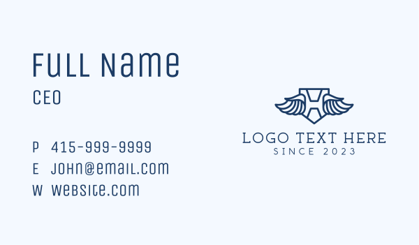 Airline Letter H Business Card Design Image Preview