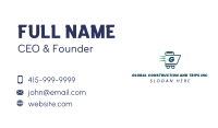 Fast Cart Letter Business Card Image Preview